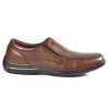 TSF Real Leather Formal Office Shoes For Men's (Brown)